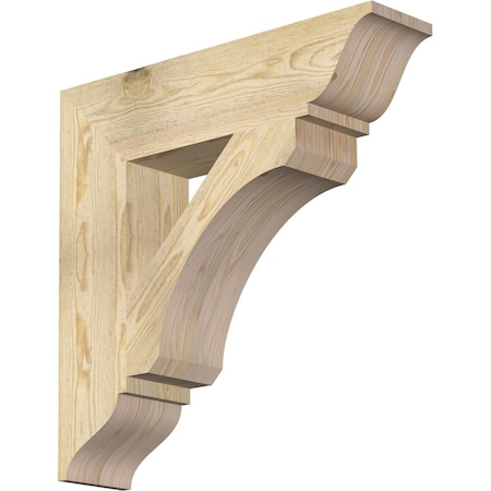 Ekena Millwork Legacy Traditional Rough Sawn Bracket, Douglas Fir, 6"W x 26"D x 26"H BKT06X26X26LEC01RDF